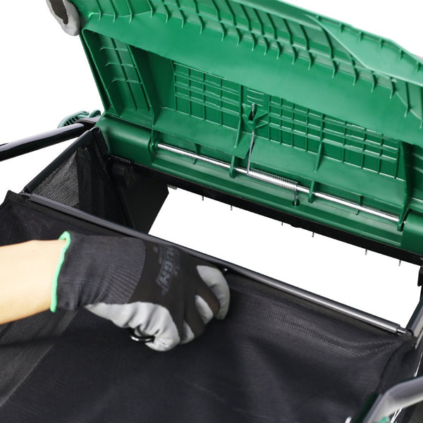 English Elm Garden Electric Lawn Dethatcher 2in1 Scarifier 15 Amp 16 Inch Wide with Collection Bag W46568154