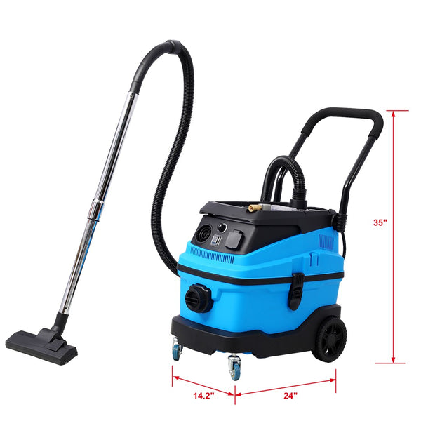 English Elm Wet Dry Shop Vacuum 8 Gallon 6 Peak Hp Heavy Duty Cleaner for Garage and Workshop W46572978