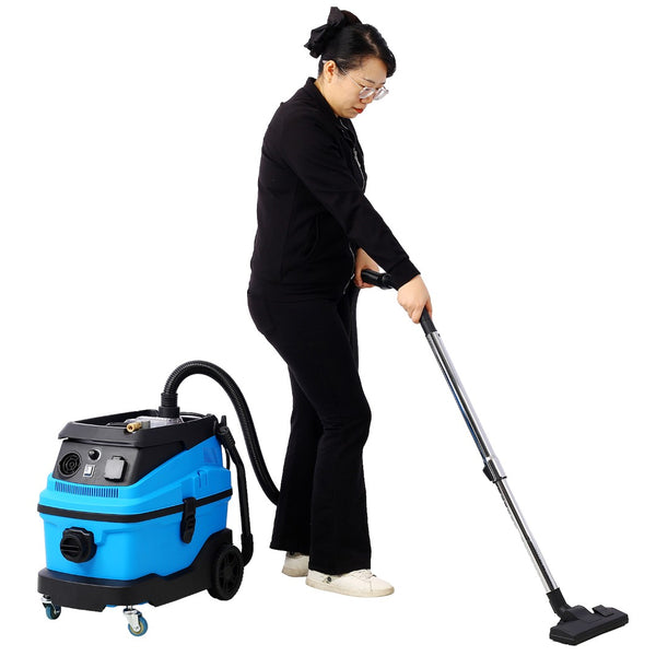English Elm Wet Dry Shop Vacuum 8 Gallon 6 Peak Hp Heavy Duty Cleaner for Garage and Workshop W46572978