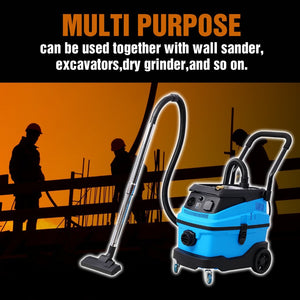 English Elm Wet Dry Shop Vacuum 8 Gallon 6 Peak Hp Heavy Duty Cleaner for Garage and Workshop W46572978