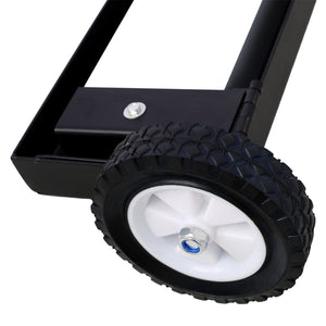 English Elm 24'' Magnetic Rolling Sweeper Heavy Duty Push Broom for Job Site Metal Debris W46577094