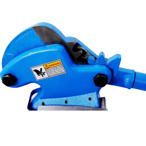 English Elm Throatless Bench Shear Cast Iron Body Curved Blade Cuts Steel and Aluminum Stock W46577101
