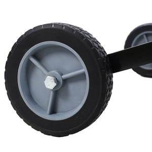 English Elm 40-inch Tow Behind Dethatcher with Spring Tines and Weight Tray for Riding Mowers W46577208