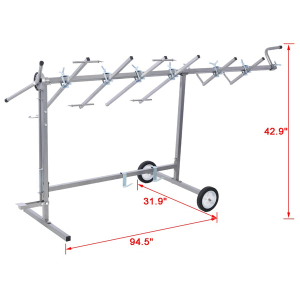English Elm Auto Panel Paint Stand with 360 Degree Rotation and Seven Locking Positions for Body Shops W46577213