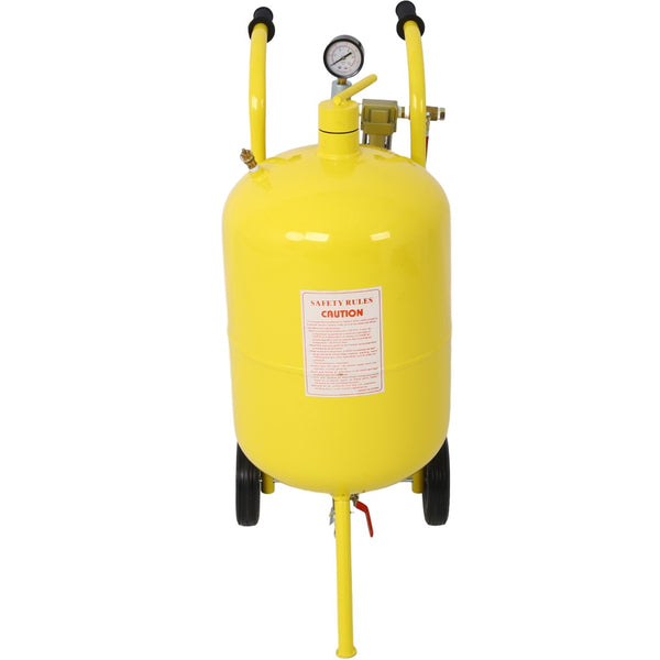 English Elm 10gal Welded Steel Pressure Sandblaster Kit 125 Psi for Rust Paint Surface Prep W46577219