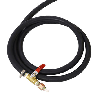 English Elm 10gal Welded Steel Pressure Sandblaster Kit 125 Psi for Rust Paint Surface Prep W46577219