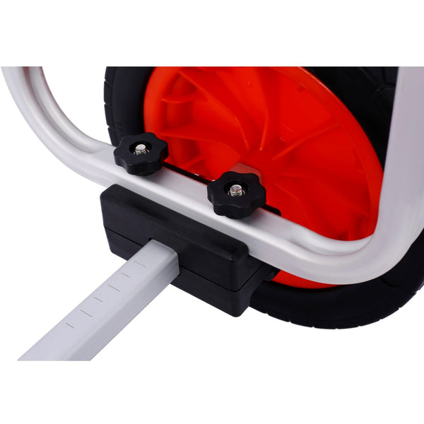 English Elm Heavy Duty Aluminum Kayak Cart Adjustable Padded Support Airless Wheels Beach Transport W46577447