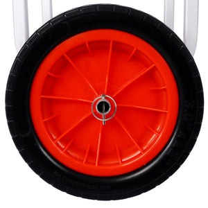English Elm Heavy Duty Aluminum Kayak Cart Adjustable Padded Support Airless Wheels Beach Transport W46577447
