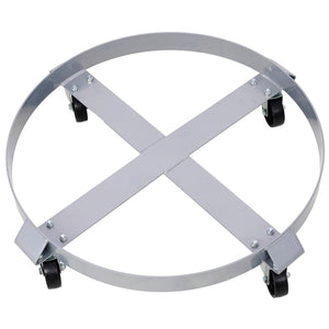 English Elm 4pcs Heavy Duty Drum Dollies with Swivel Casters for 55 Gallon Barrel Workshop Use W46577449