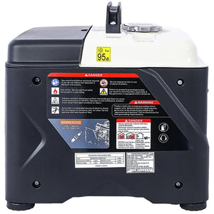 English Elm Portable Inverter Generator 1200W Gas Powered Clean Energy for Camping and Home W46577461
