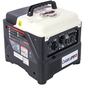 English Elm Portable Inverter Generator 1200W Gas Powered Clean Energy for Camping and Home W46577461