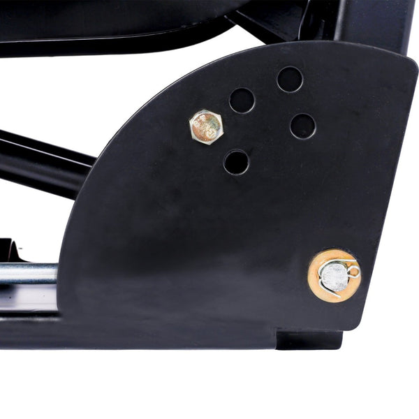 English Elm Tractor Seat with Steel Frame Suspension and Padded Vinyl for Ergonomic Field Work W46577684