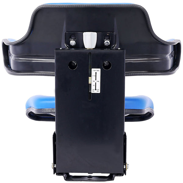 English Elm Tractor Seat with Steel Frame Suspension and Padded Vinyl for Ergonomic Field Work W46577684