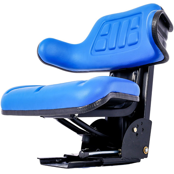 English Elm Tractor Seat with Steel Frame Suspension and Padded Vinyl for Ergonomic Field Work W46577684