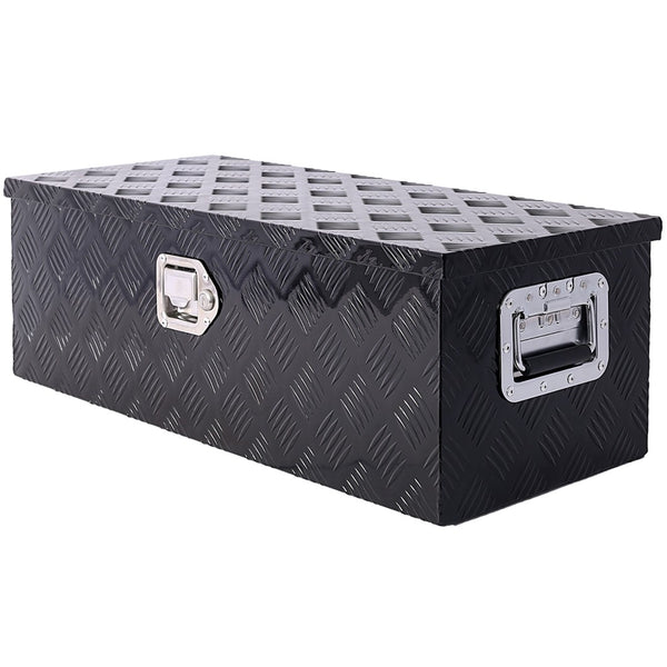 English Elm 30inch Aluminum Underbody Tool Box Lockable Weather Resistant Truck Trailer Rv Storage W46581859