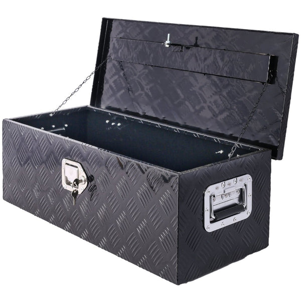 English Elm 30inch Aluminum Underbody Tool Box Lockable Weather Resistant Truck Trailer Rv Storage W46581859