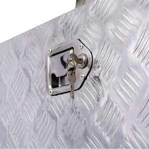 English Elm 30inch Aluminum Underbody Tool Box Keyed Lock Tread Pattern for Trucks Rvs Trailers W46581860