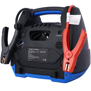 English Elm Rechargeable Jump Starter 1800a Agm Power Station with Air Compressor and Ac Outlets W46582326