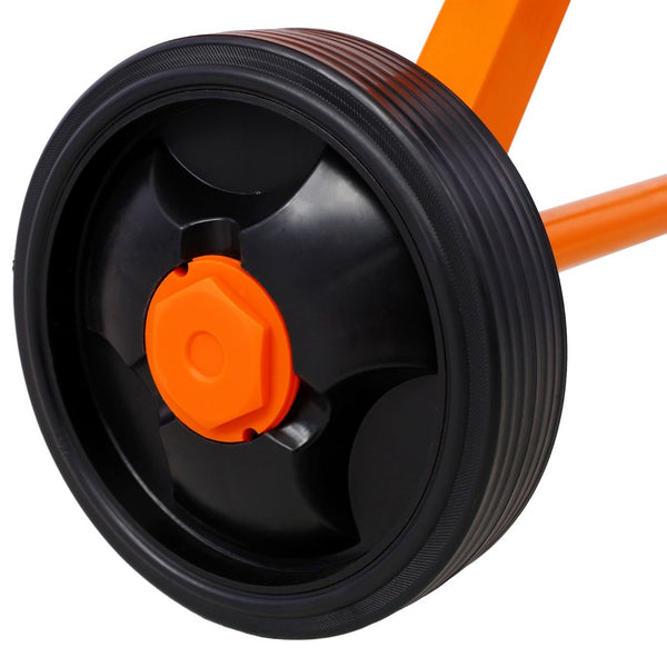English Elm Cement Mixer 3 Cu Ft Cast Iron Drum Electric Portable Machine for Mortar and Stucco W46583822