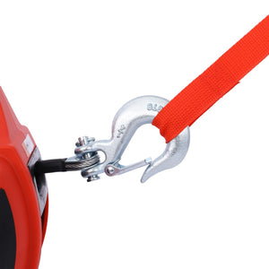 English Elm Drill Powered Portable Winch Hoist 750 Lb Capacity with 40 Ft Steel Wire Rope W46590007