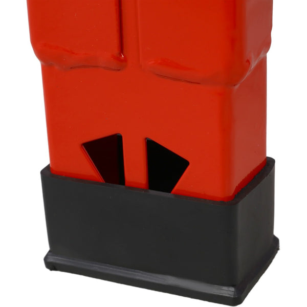 English Elm Pneumatic Mechanic Rolling Stool with Swivel Seat Wire Shelf and Heavy Gauge Steel Frame Red W46590156