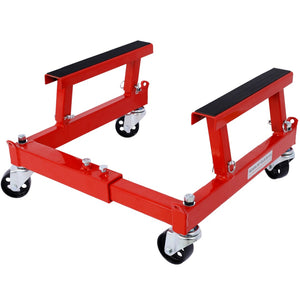 English Elm Atv Motorcycle Engine Cradle Dolly Heavy Duty Welded Steel Frame with Swivel Casters W46592177