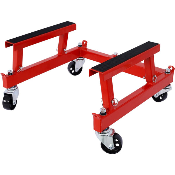 English Elm Atv Motorcycle Engine Cradle Dolly Heavy Duty Welded Steel Frame with Swivel Casters W46592177