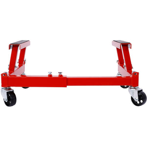 English Elm Atv Motorcycle Engine Cradle Dolly Heavy Duty Welded Steel Frame with Swivel Casters W46592177
