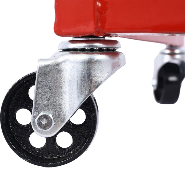 English Elm Atv Motorcycle Engine Cradle Dolly Heavy Duty Welded Steel Frame with Swivel Casters W46592177
