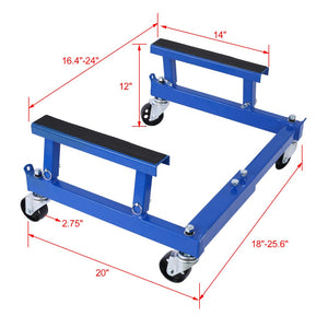 English Elm Atv Motorcycle Engine Cradle Dolly Heavy Duty Steel Frame 1500lb Shop Support W46592178