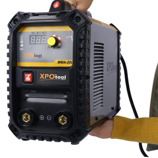 English Elm 110/220v Dual Voltage Igbt Inverter Welder 200a Stick Arc with Digital Lcd Panel W46594406