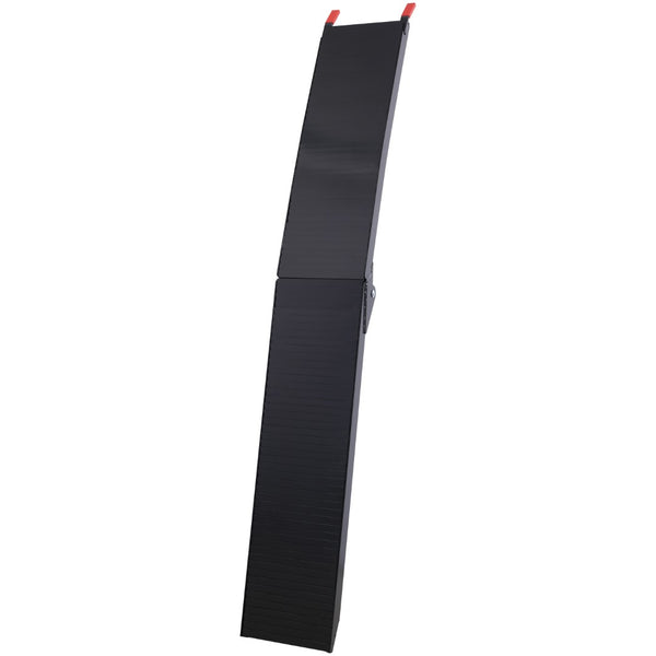 English Elm Truck Loading Ramps Folding Aluminum Alloy Non-slip 1500 Lb Capacity Atv Utv Pickup W465P144246