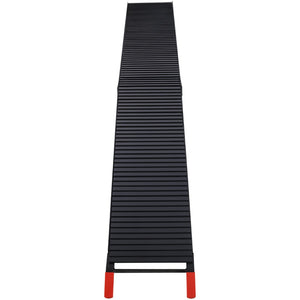 English Elm Truck Loading Ramps Folding Aluminum Alloy Non-slip 1500 Lb Capacity Atv Utv Pickup W465P144246