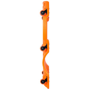 English Elm Plastic Mechanic Creeper Blow Molded Hdpe Body Padded Headrest Dual Tool Trays 440 Lb Orange W465P144539