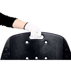English Elm Plastic Mechanic Creeper Blow Molded Hdpe Body Padded Headrest Dual Tool Trays 440 Lb Black W465P144540