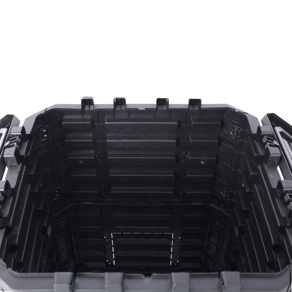 English Elm Garden Composter Bin Recycled Plastic 132 Gallon Outdoor Aerating Soil Builder W465P144578