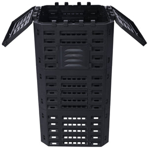 English Elm Garden Composter Bin Recycled Plastic 132 Gallon Outdoor Aerating Soil Builder W465P144578