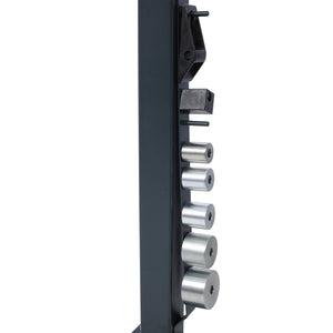 English Elm Pedestal Floor Mount Metal Bender with 7 Round Dies and Powder Coated Steel Frame Gray W465P145718
