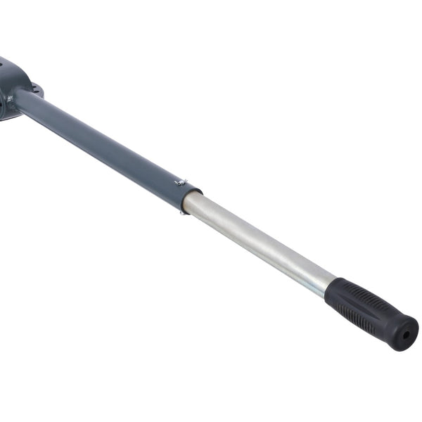 English Elm Pedestal Floor Mount Metal Bender with 7 Round Dies and Powder Coated Steel Frame Gray W465P145718