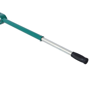 English Elm Pedestal Floor Mount Metal Bender with 7 Round Dies and Powder Coated Steel Frame Green W465P145719