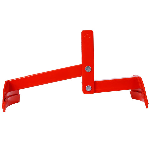 English Elm Steel Drum Lifter Carbon Forklift Attachment 1100 Lb Tong Grip Warehouse Tool W465P146665