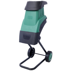 English Elm 15amp Electric Garden Shredder 2600w Motor Portable Mulcher with 60l Bag and Wheels W465P146809