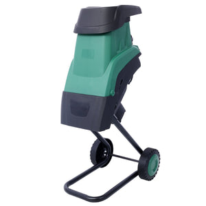 English Elm 15amp Electric Garden Shredder 2600w Motor Portable Mulcher with 60l Bag and Wheels W465P146809