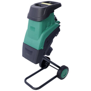 English Elm 15amp Electric Garden Shredder 2600w Motor Portable Mulcher with 60l Bag and Wheels W465P146809
