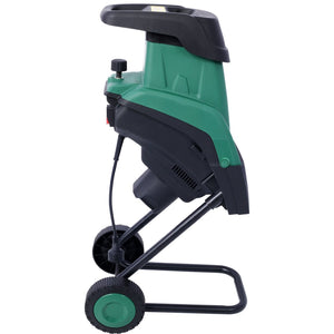 English Elm 15amp Electric Garden Shredder 2600w Motor Portable Mulcher with 60l Bag and Wheels W465P146809