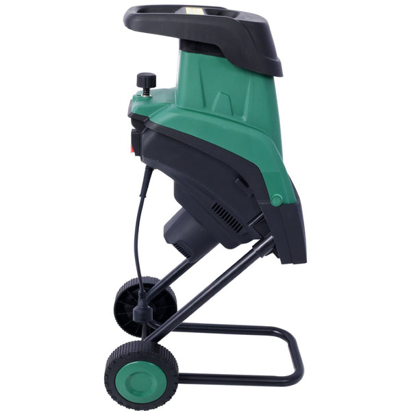English Elm 15amp Electric Garden Shredder 2600w Motor Portable Mulcher with 60l Bag and Wheels W465P146809