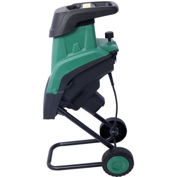 English Elm 15amp Electric Garden Shredder 2600w Motor Portable Mulcher with 60l Bag and Wheels W465P146809