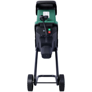English Elm 15amp Electric Garden Shredder 2600w Motor Portable Mulcher with 60l Bag and Wheels W465P146809