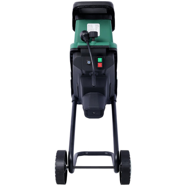 English Elm 15amp Electric Garden Shredder 2600w Motor Portable Mulcher with 60l Bag and Wheels W465P146809