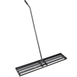 English Elm Lawn Leveling Rake Wide Steel Drag Tool for Golf Courses Gardens and Turf Care W465P147717